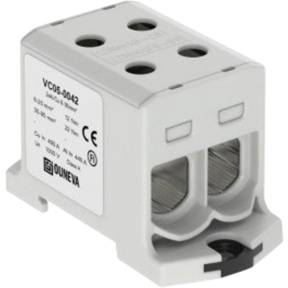 Klemme isolert OTL 2x25-150mm² AL/CU Grå Klemme isolert OTL 2x25-150mm² AL/CU Grå