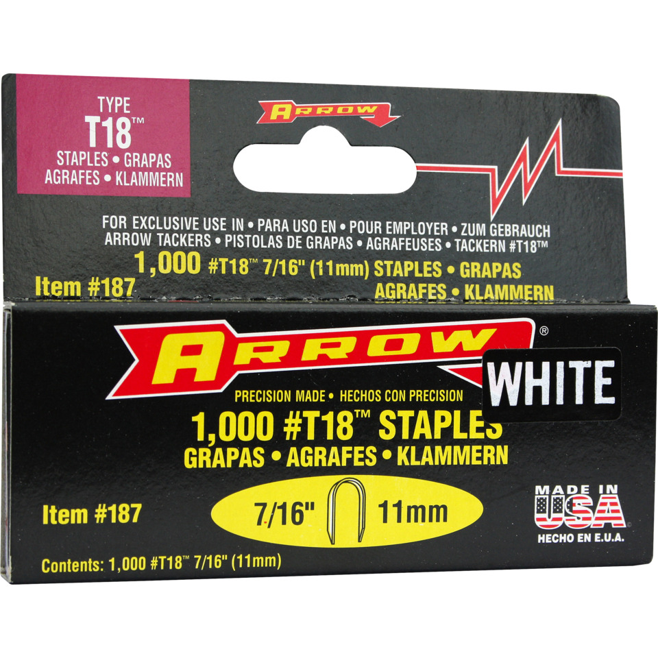 ARROW KABELSTIFT T18 7/16 HV ARROW KABELSTIFT T18 7/16 HV
