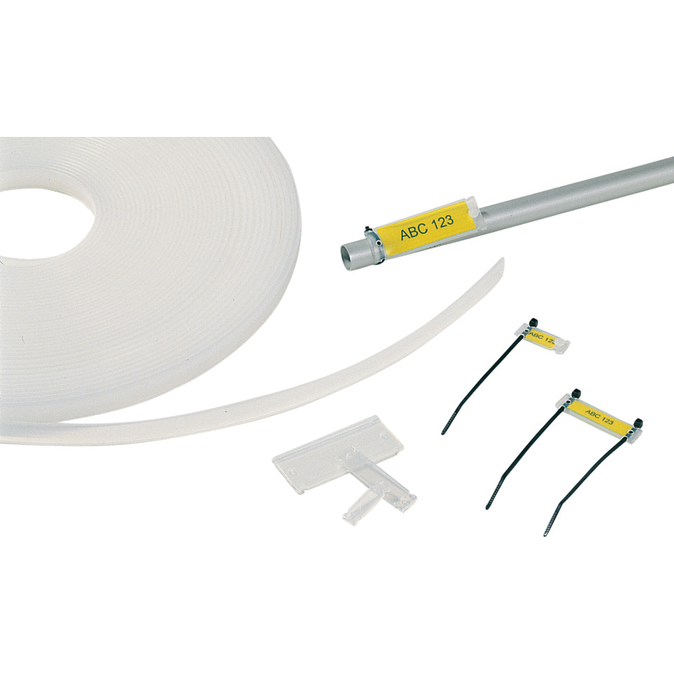 Skiltholder HCR 12mm, med hull. Rull Skiltholder HCR 12mm, med hull. Rull