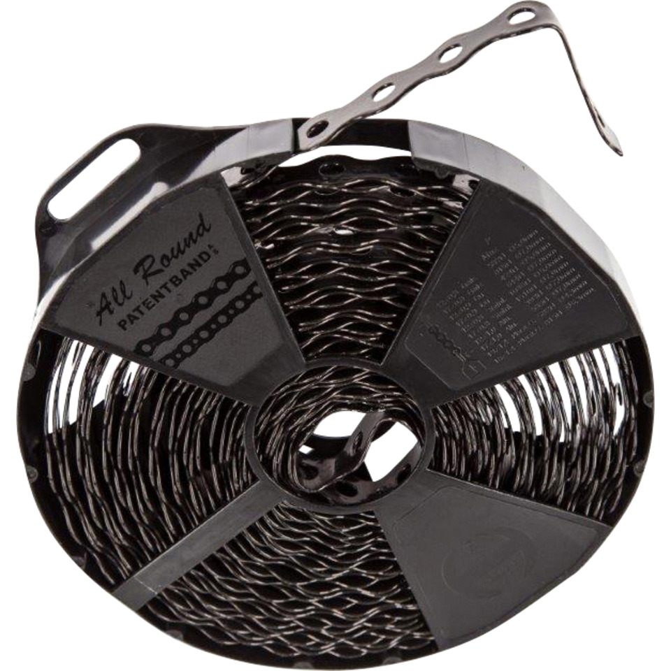 Patentbånd AR 17mm Plastbelagt Sort Patentbånd AR 17mm Plastbelagt Sort