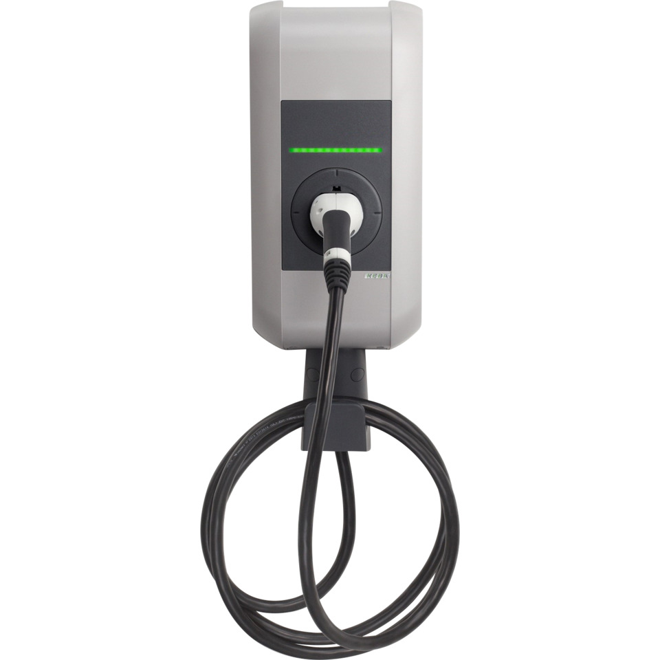 Elbillader P30b 2,3 22kW TYPE 2 kabel 4m KEBA Best pris på Keba P30b 2,3 22kW Type 2 Se priser før kjøp