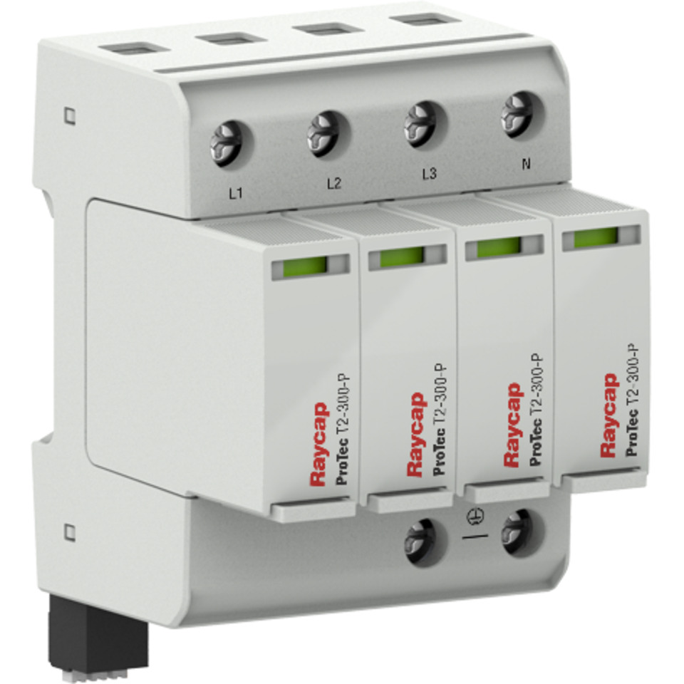 Overspenningsvern ProTec 4-pol T2-300-4+0 (275V) EFA Overspenningsvern ProTec 4-pol T2-300-4+0 (275V) EFA