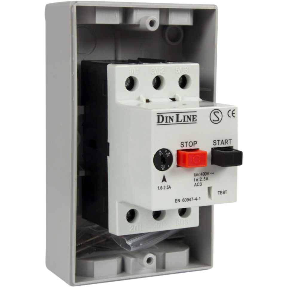 MOTORVERNBRYTER 6.3 10.0 A | Elektroimportøren AS Malmbergs Elektriske | Elektroimportøren AS