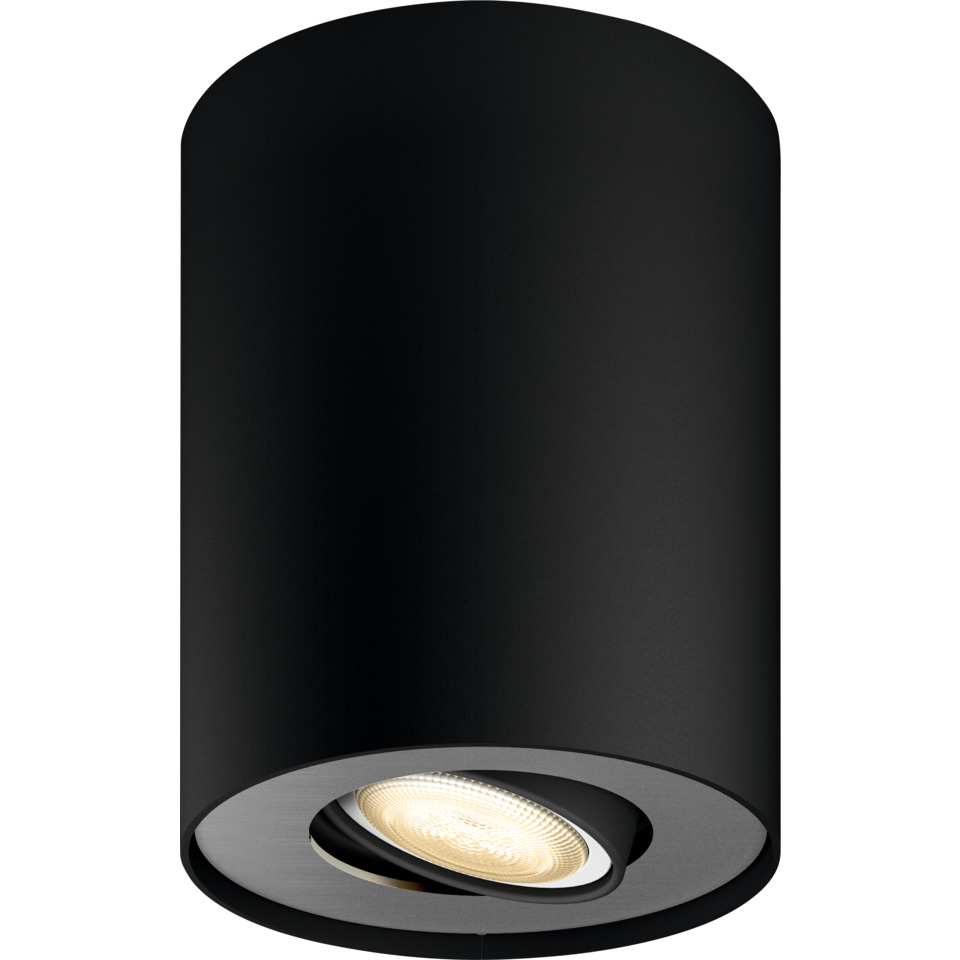 Philips Hue WA Pillar Enkel Spot 5.5W Sort Philips Hue WA Pillar Enkel Spot 5.5W Hvit
