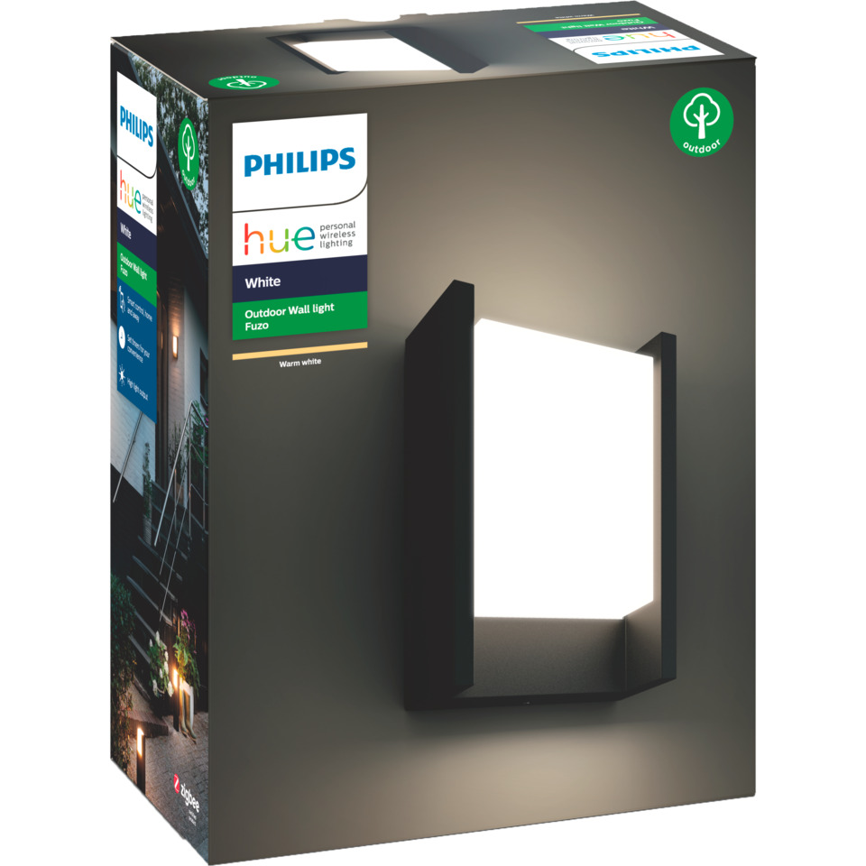 Philips Hue W Fuzo Vegglampe 1 Philips Hue W Fuzo Vegglampe 1
