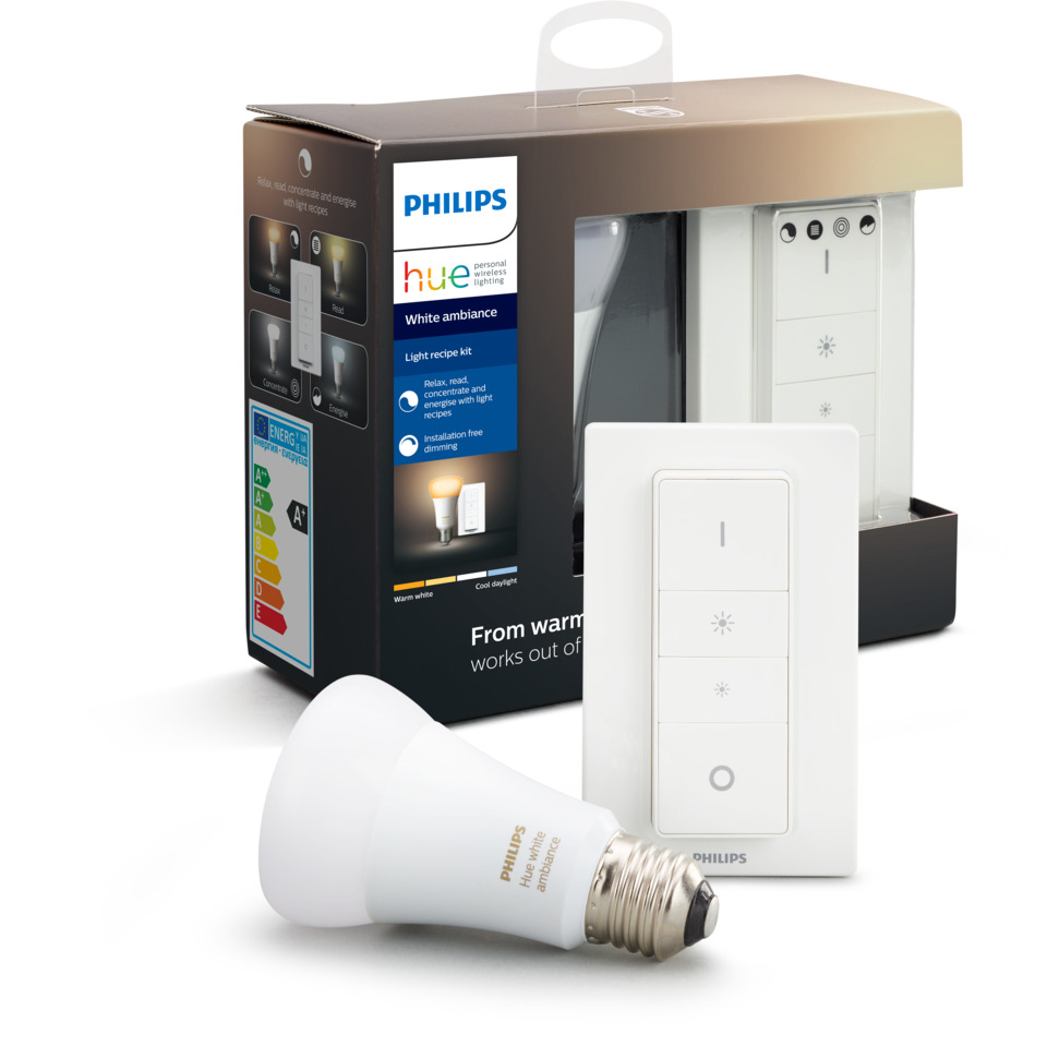 Philips Hue WA E27 Lyskilde A19 8.5W med dim Philips Hue WA E27 Lyskilde A19 8.5W med dim