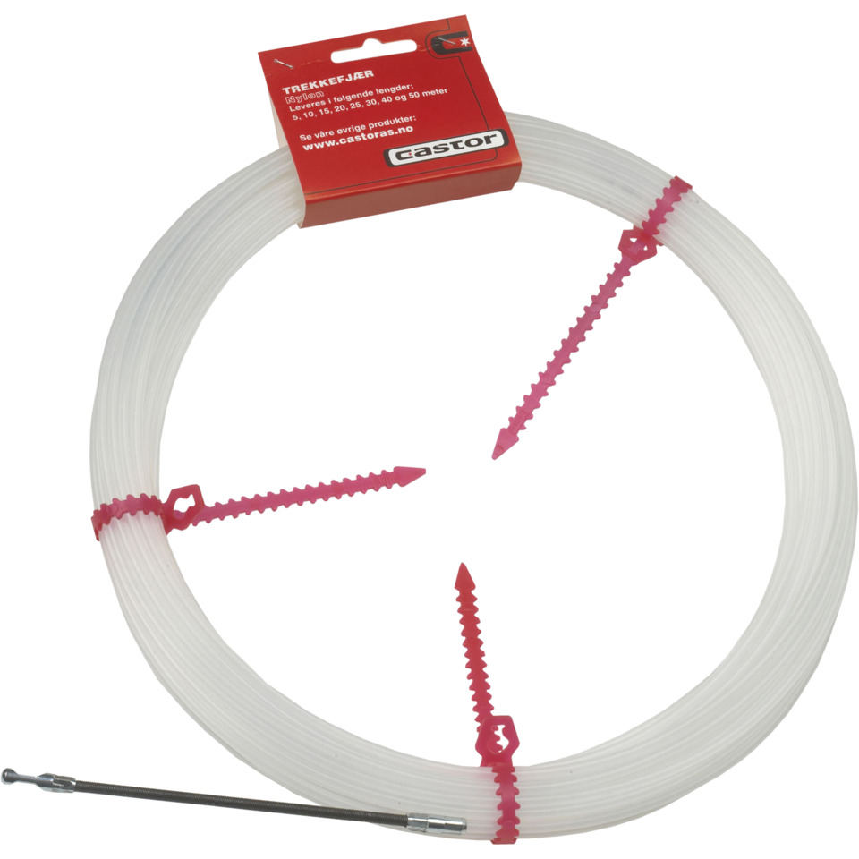 Trekkefjær, Nylon. 10m Trekkefjær, Nylon. 10m
