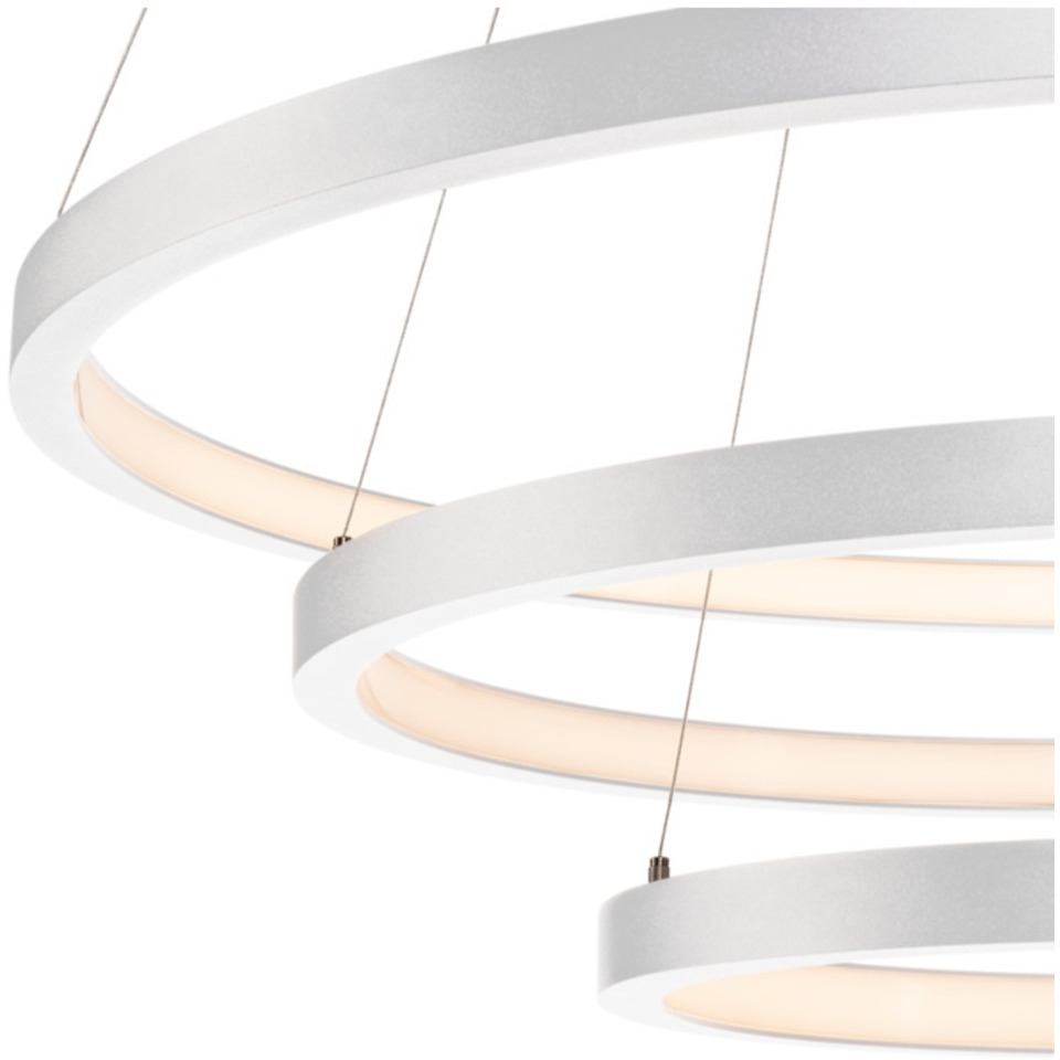 SLV One Trippel Pendellampe Dali 30004000K Hvit SLV One Trippel Pendellampe Dali 30004000K Sort