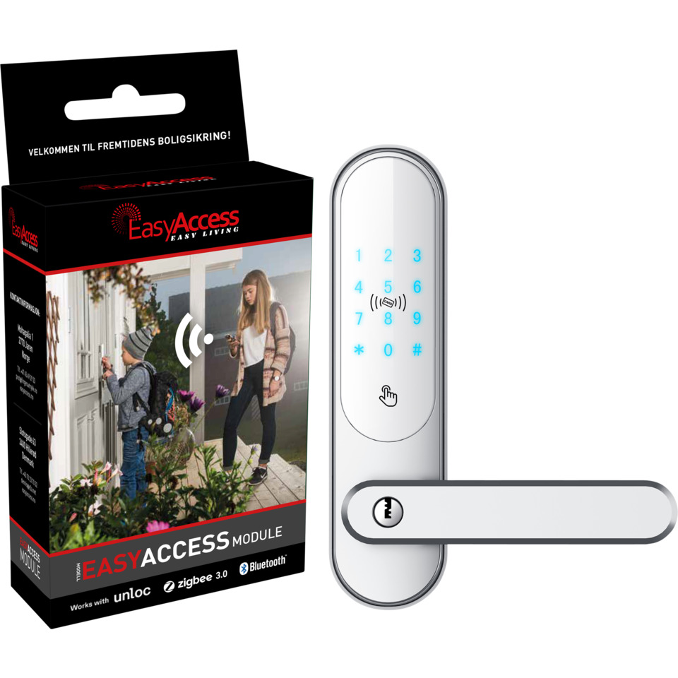 EasyAccess EasyCode Touch White og Zigbee/BLT Modul EasyAccess EasyCode Touch White og Zigbee/BLT Modul