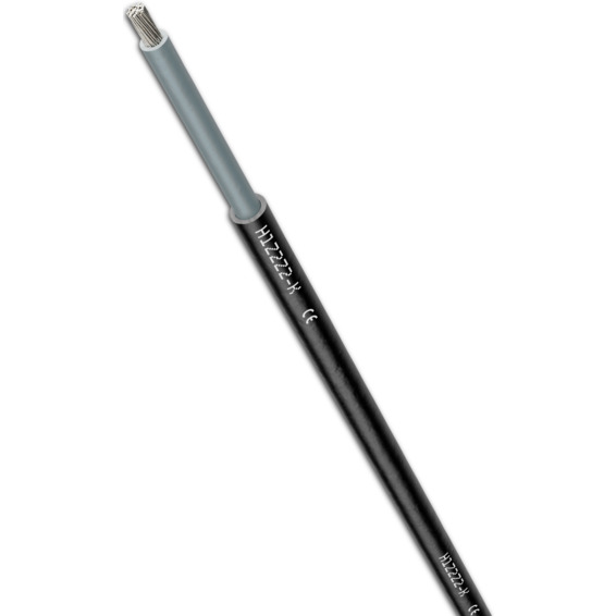 Solcellekabel H1Z2Z2-K Optimized version 6mm² Sort