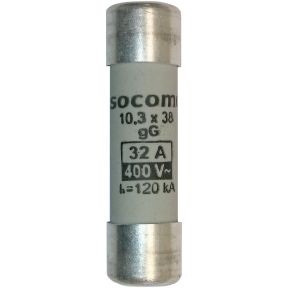 Sikring 32A gG 400V 10x38mm Sikring 32A gG 400V 10x38mm