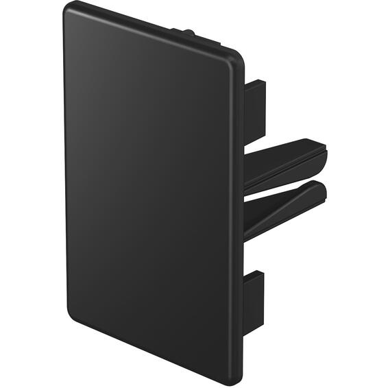 Endestykke for kanal WDK40060SW Sort