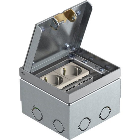 Gulvboks For Innfelling Komplett GE2V Rustfri Gulvboks For Innfelling Komplett GE2V Rustfri