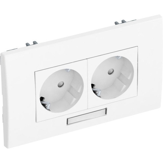 Kanal GK komplett stikkontakt dobbel modul 45 OBO Kanal GK komplett stikkontakt dobbel modul 45 OBO