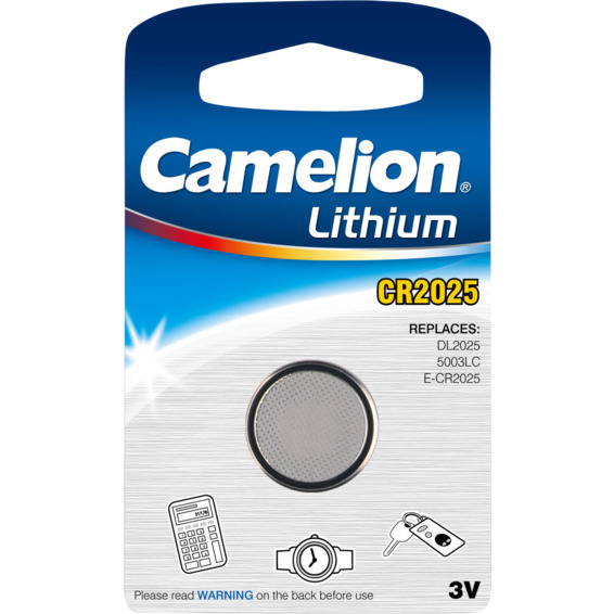 Batteri CR2025 Lithium 3V Camelion Batteri CR2025 Lithium 3V Camelion