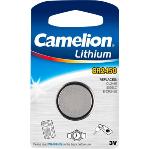 Batteri CR2450 Lithium 3V Camelion Batteri CR2450 Lithium 3V Camelion
