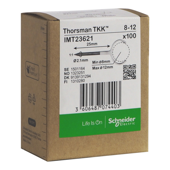 Metallklammer TKK 8-12 spiker 25mm 100stk