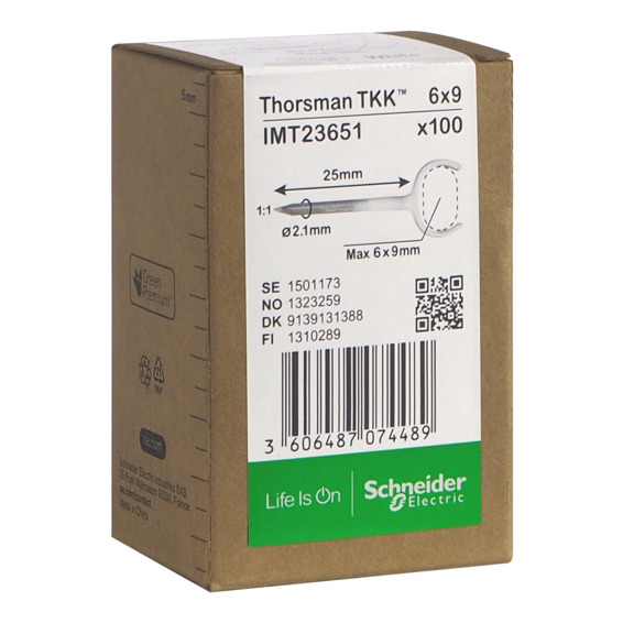 Metallklammer TKK 6x9 spiker 25mm 100stk