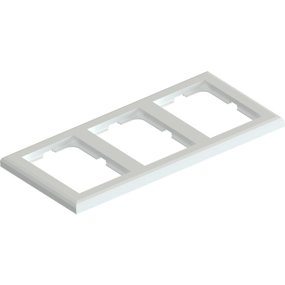 Namron Edge ramme 3x1,5 polarhvit