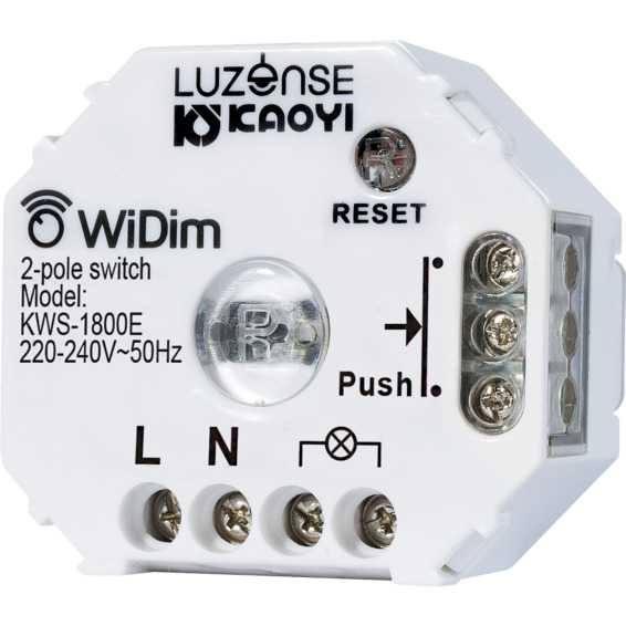 WiDim C WiFi-Switch 8A 2-pol WiDim C WiFi-Switch 8A 2-pol