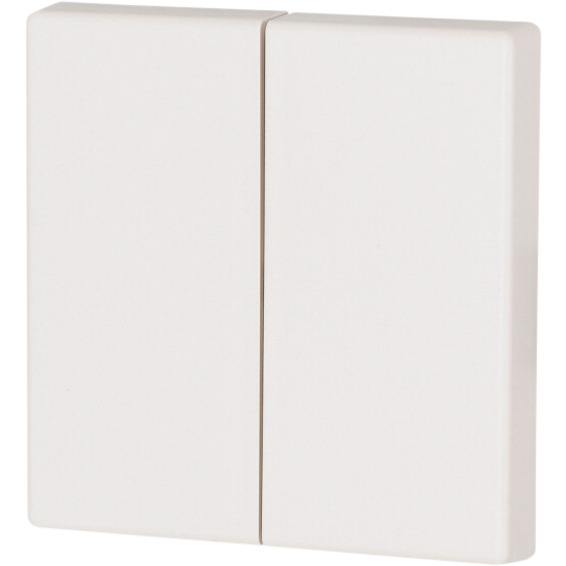 XCOMFORT DOBBEL VIPPE HVIT 55X55MM (ELKO) CWIZ-02/01