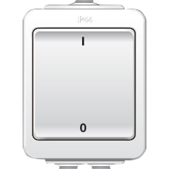 Bryter 2-pol påvegg IP44 AquaBest