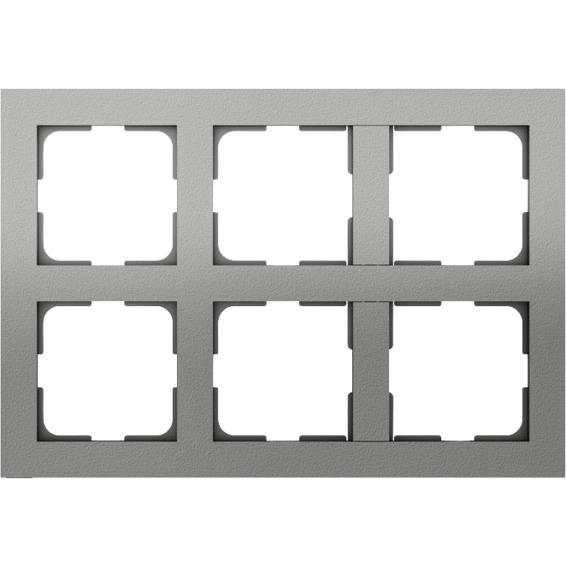 Elko Plus Multiramme 2x3 Hull Alu