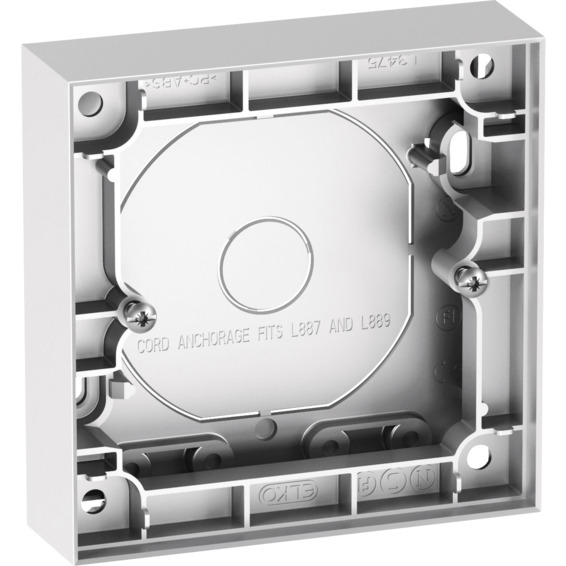 Plus Enkel kappe 25mm ALUMINIUM