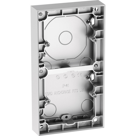 Elko Plus Dobbel Kappe 25mm ALUMINIUM