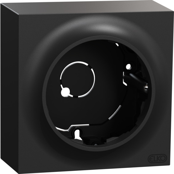 ELKO One Enkel påveggskappe høy Sort