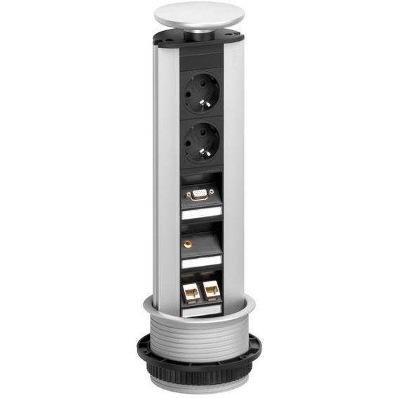 EVOline Port Multimedia - 2x stikk, USB, HDMI, 2x RJ45