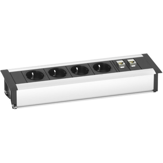EVOline Frame Dock Data Medium 4xstikk 2x RJ45 Cat.6