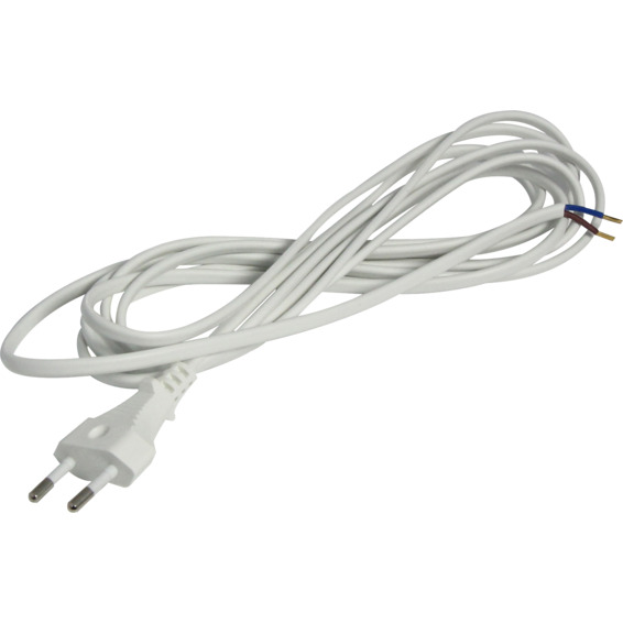 Namron Nettkabel Eurostøpsel 2x0,75, 3M
