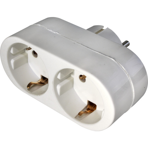 Støpsel Dobbel med/Jord 16A 220V Støpsel Dobbel med/Jord 16A 220V