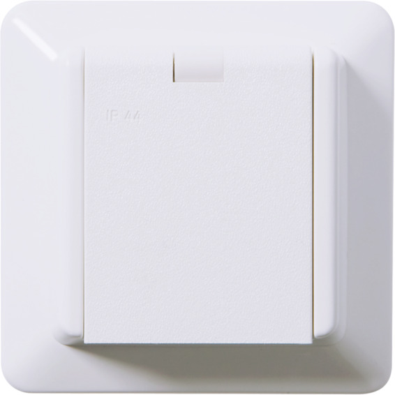 EKO40029 RS Stikkontakt 2-veis, innvendig, svart