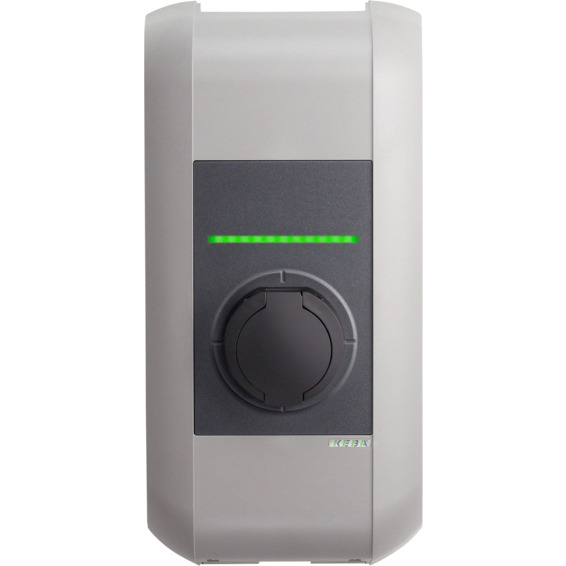 Elbillader P30b 2,3-22kW TYPE 2 kontakt KEBA Elbillader P30b 2,3-22kW TYPE 2 kontakt KEBA