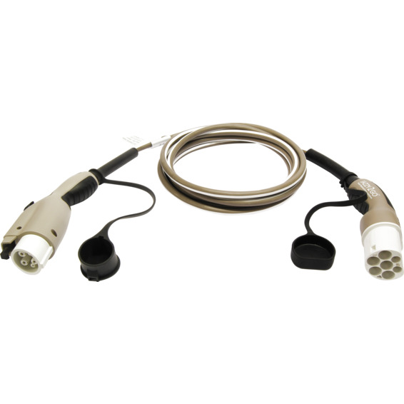 Ladekabel TYPE 2 til TYPE 1 32A 1FAS 4 meter Ladekabel TYPE 2 til TYPE 1 32A 1FAS 4 meter