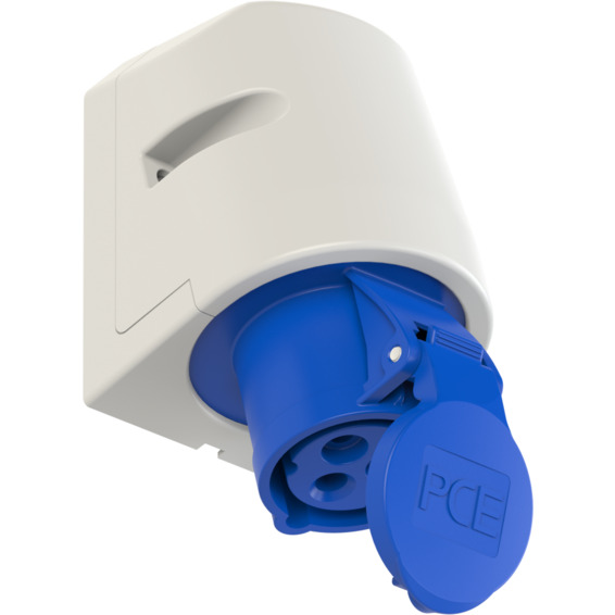 Stikkontakt Utvendig 16A 2Pol+J 230V 6H IP44