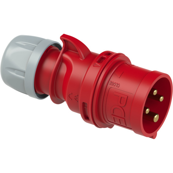 Støpsel 16A 3Pol+J 400V 6H IP44