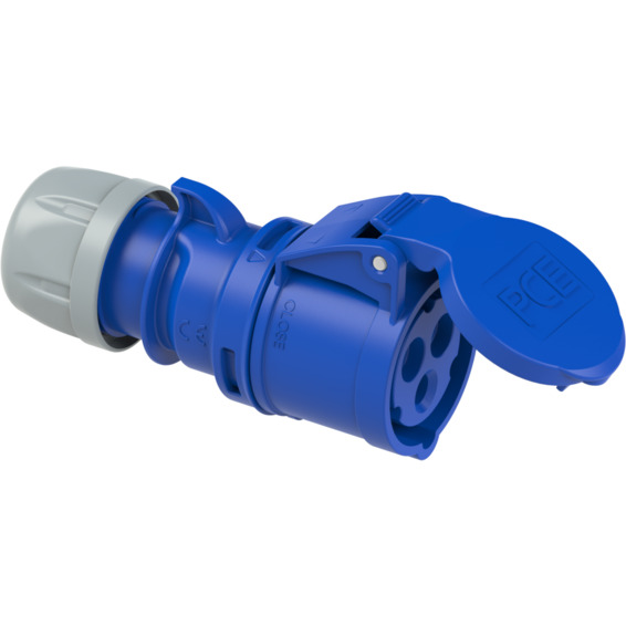 Skjøtekontakt 16A 2Pol+Jord 230V 6H IP44