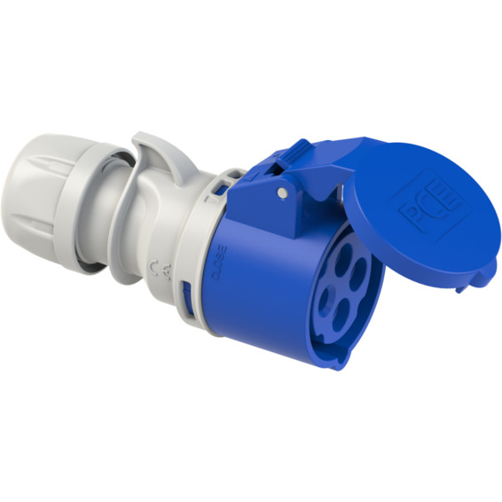 Skjøtekontakt 16A 3Pol+Jord 230V 9H IP44
