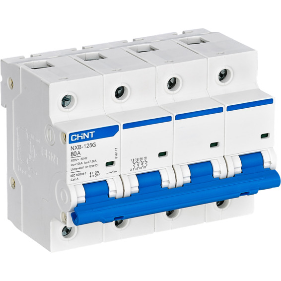 Automatsikring 4P 80A C-kar NXB-125G 60898