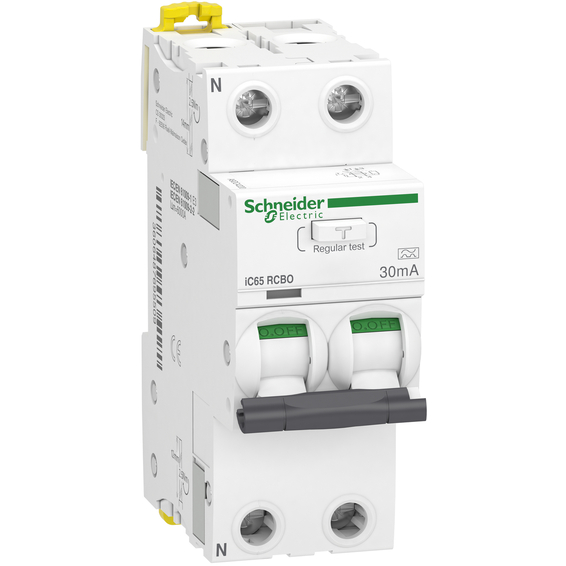 Jordfeilautomat Acti9 iC65 RCBO 2P C 20A 30mA