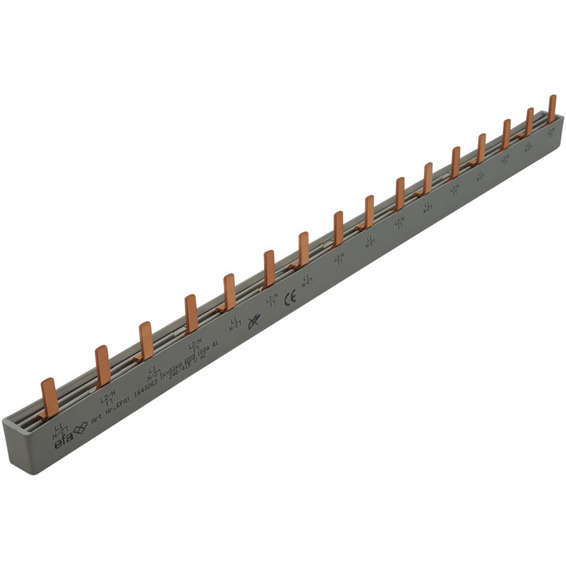 Samleskinne stift S2/10 L1-L2 10mm² 16 mod