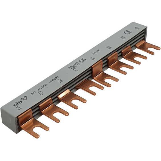 Samleskinne OV-Overspenningsvern 4P-gaffel-10mm²