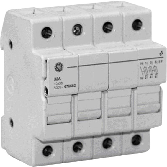 Sikringsholder 125A 3Pol 6 moduler 400V Sikringsholder 125A 3Pol 6 moduler 400V