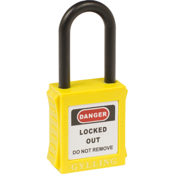 Lockout hengelås KA Like Nøkler YL Gul