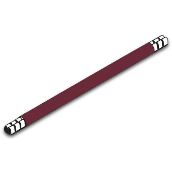 Lask enkelisolert 10mm² 40cm brun