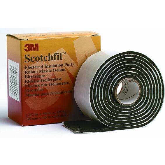 Scotchfil vulktape 38mm x 1,5m Sort