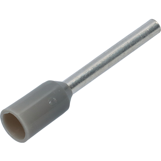 Isolert endehylse 4.0mm2-10 Grå